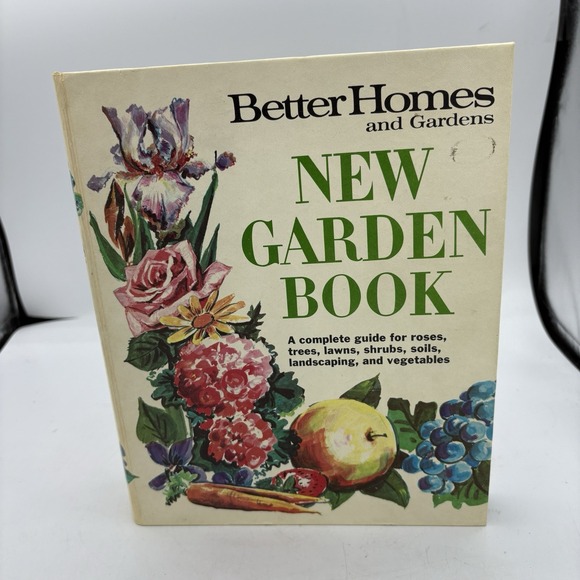 Better Homes & Gardens New Garden Book 5 Ring Hard Binder 3 Edition 1968 Vintage - Picture 2 of 15